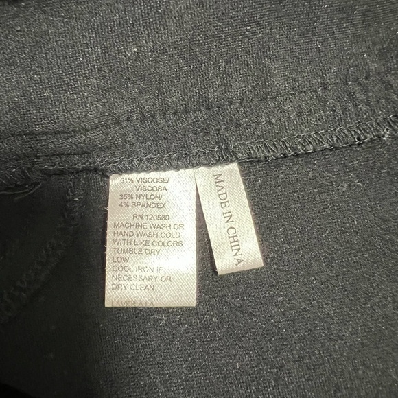 Amanda & Chelsea Black Stretch Women's Pants - Picture 6 of 9